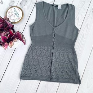 Gray Lightweight Sweater Vest
